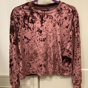 Velvet blouse